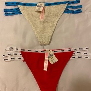 Victoria’s Secret PINK Cotton Thongs
